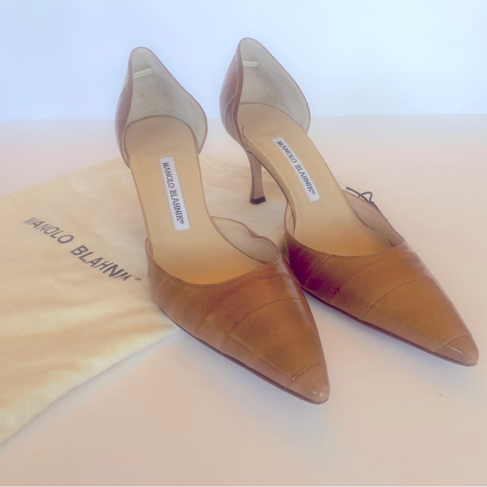 • Manolo Blahnik • sz EU 39 1/2 • ladies heel & dustbag